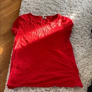 Red Free People Tshirt